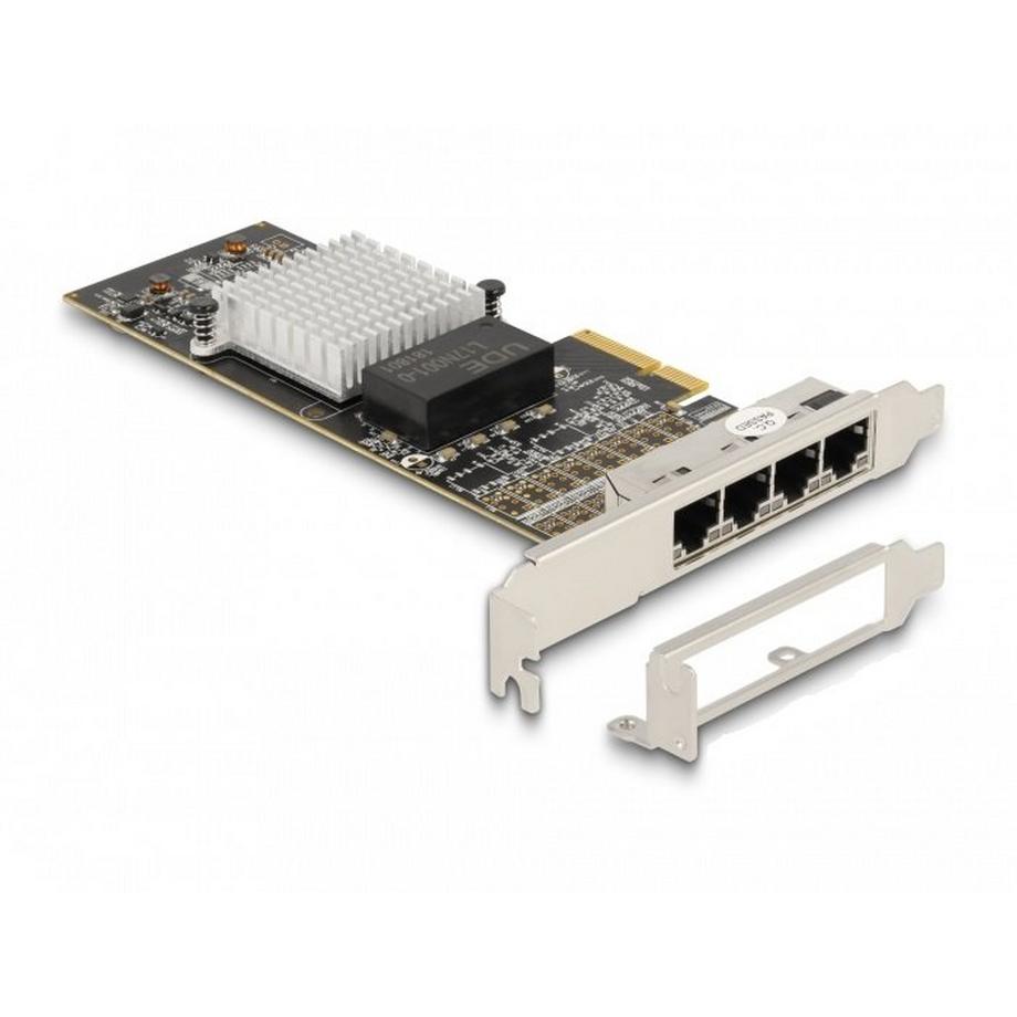 DeLock  PCI Express x4 Karte zu 4 x RJ45 Gigabit LAN i350 