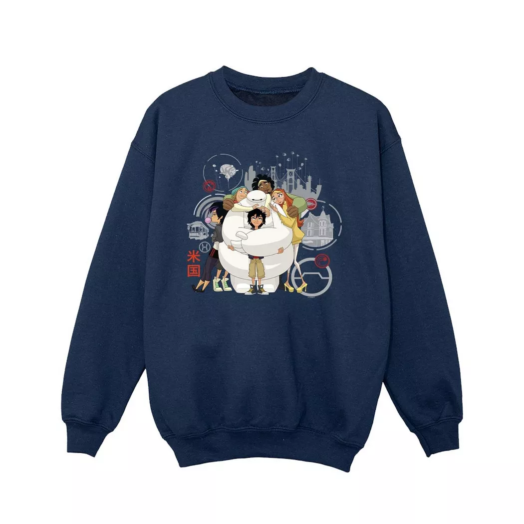 Disney - Big Hero 6 Sweatshirt, 152-158, Marine