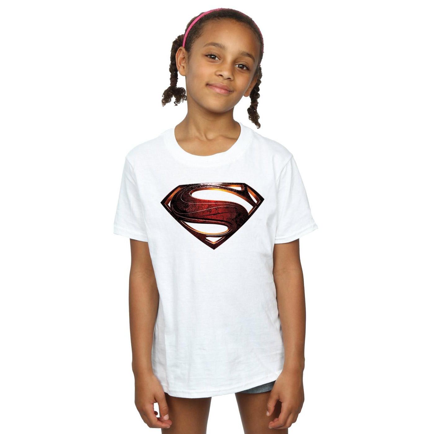 DC COMICS  Tshirt JUSTICE LEAGUE MOVIE SUPERMAN EMBLEM 