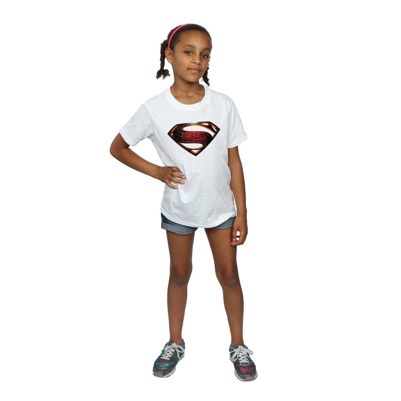 DC COMICS  Tshirt JUSTICE LEAGUE MOVIE SUPERMAN EMBLEM 