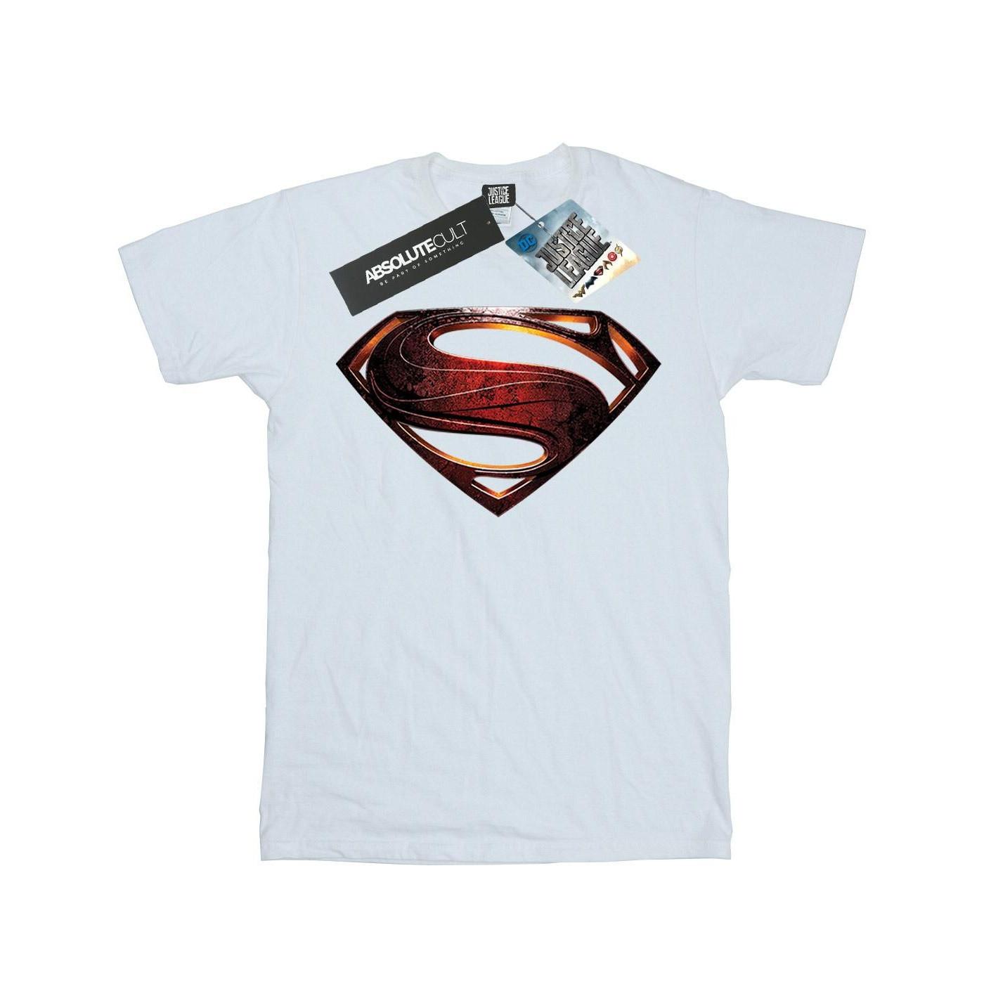 DC COMICS  Justice League Movie Superman Emblem TShirt 