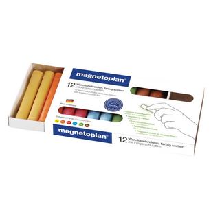 magnetoplan MAGNETOPLAN Kreide abgerundet  12 Stk.  