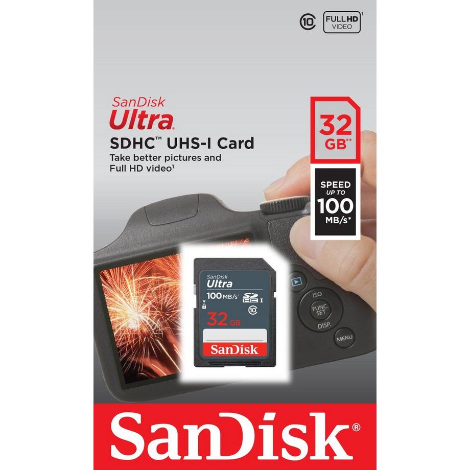 SanDisk  Ultra (SDHC, 32 GB, U1, UHS-I) 