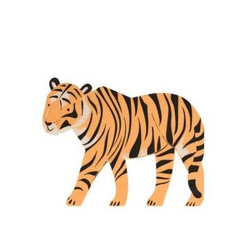 Servietten im Tiger