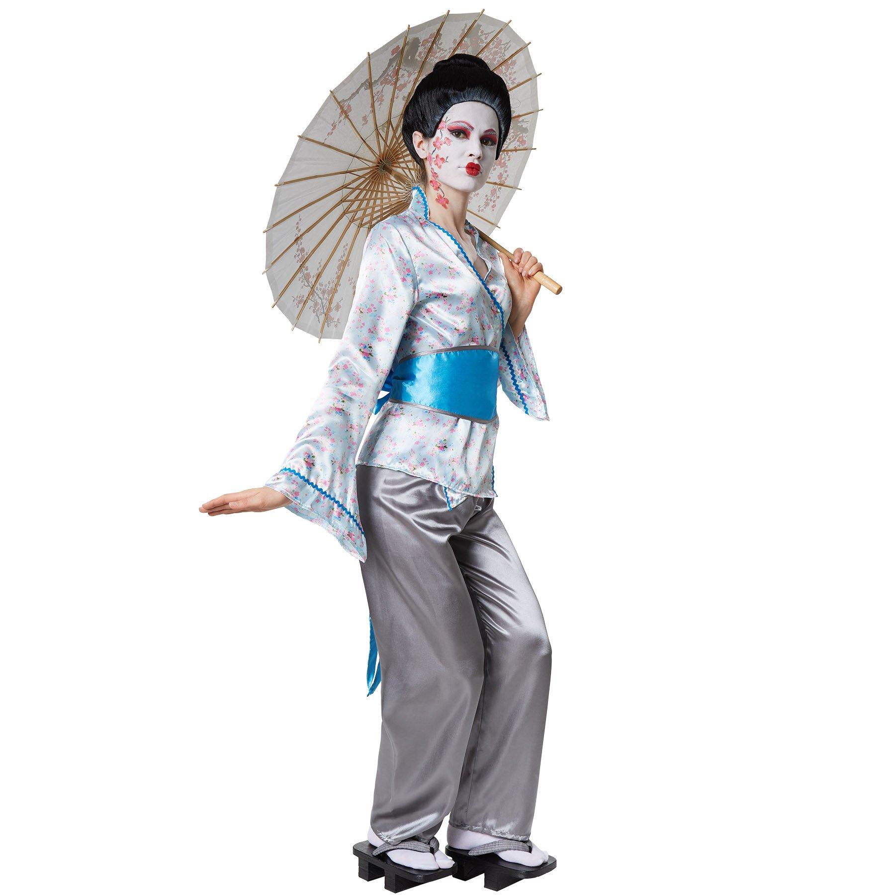 Image of Frauenkostüm Bezaubernde Geisha Aiko Blau