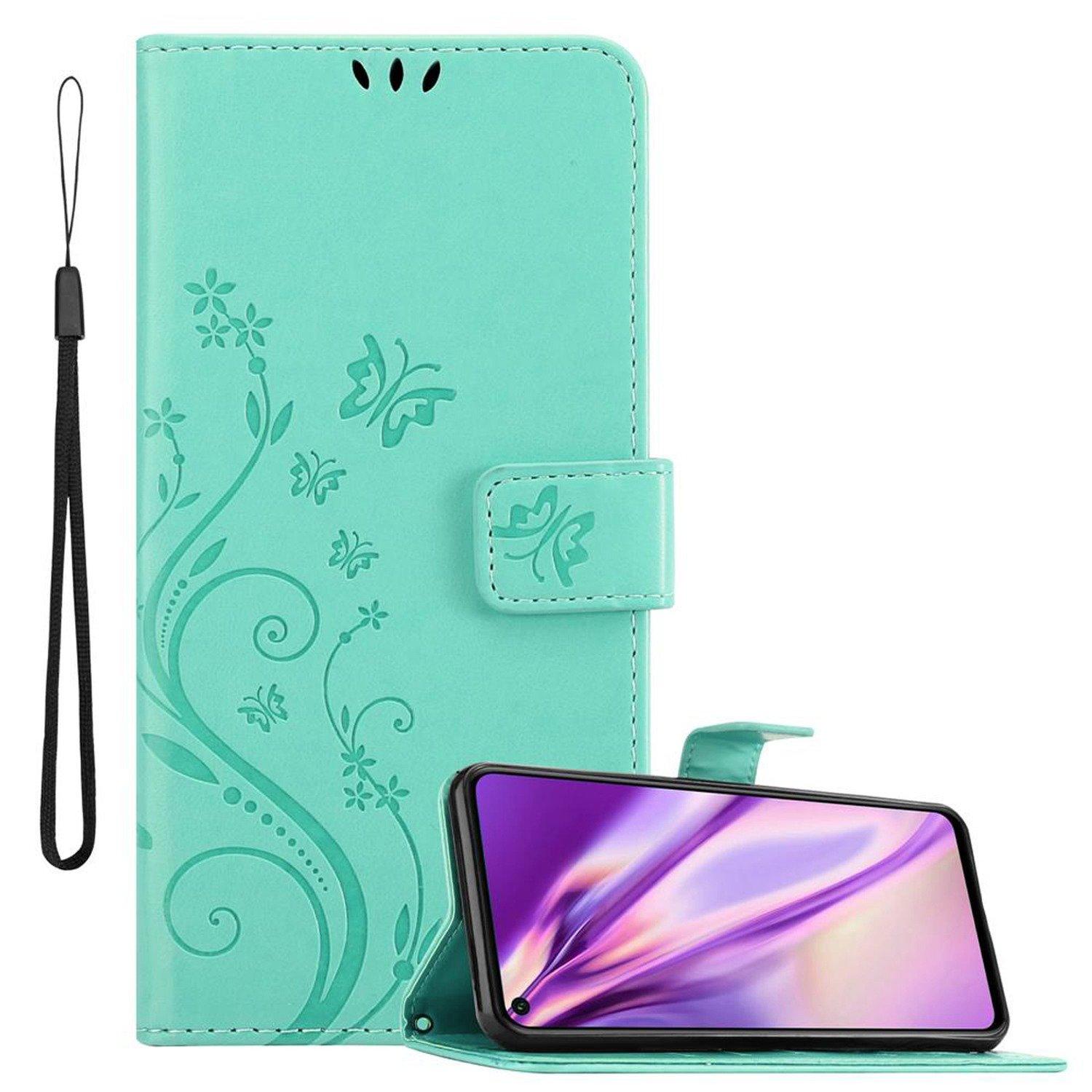 Image of Hülle für Honor 20 20S Huawei NOVA 5T Blumen Design Magnetverschluss