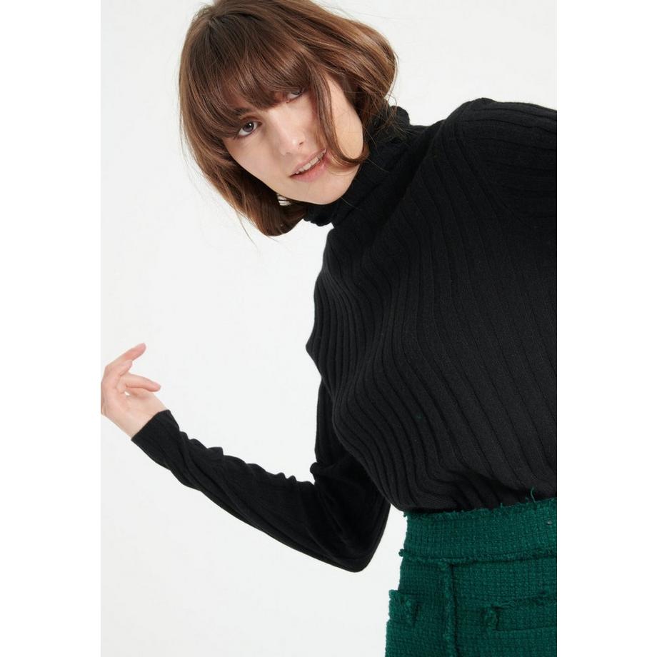 Studio Cashmere8 LILLY 15 Pull col roulé en cachemire  