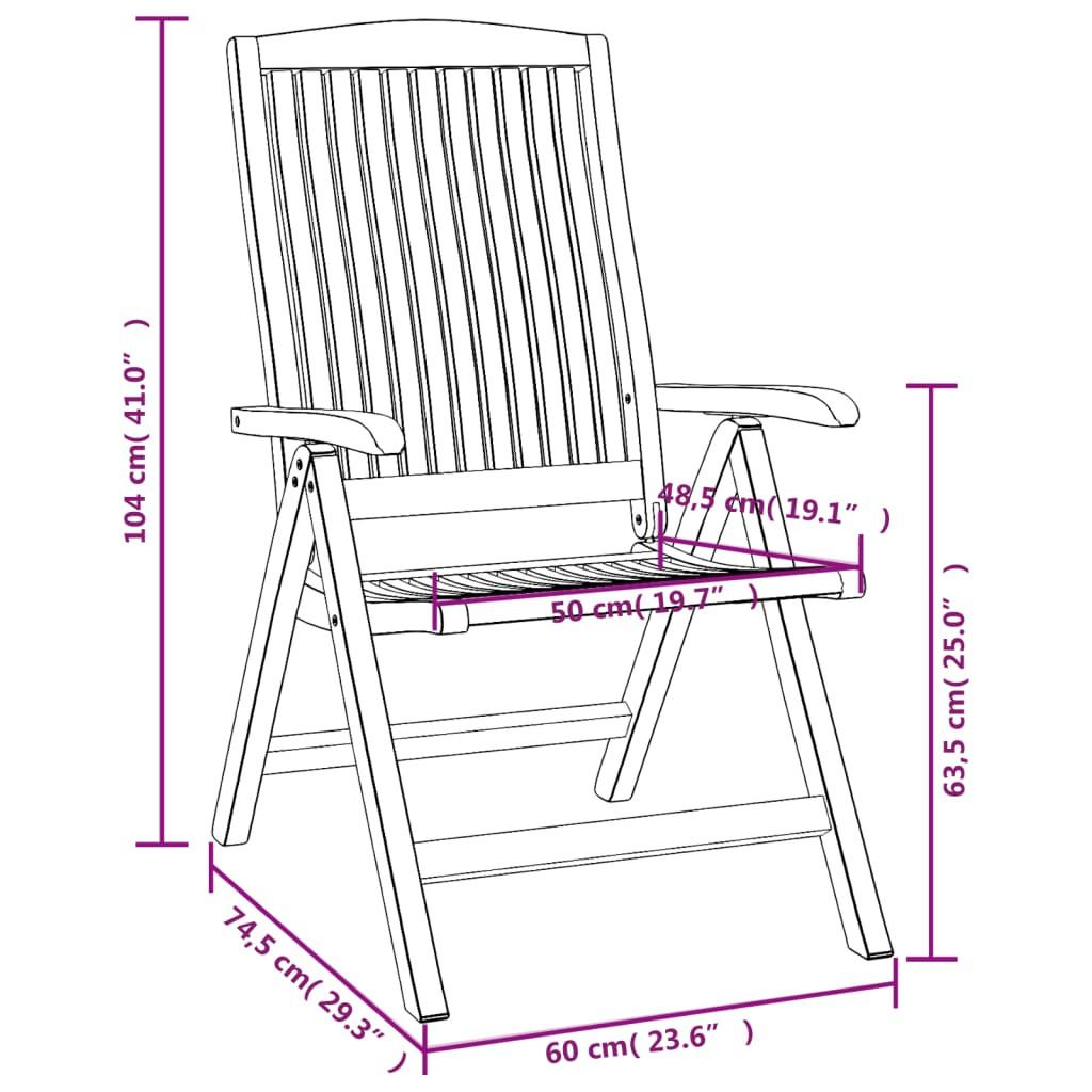 VidaXL Garten essgruppe teak  