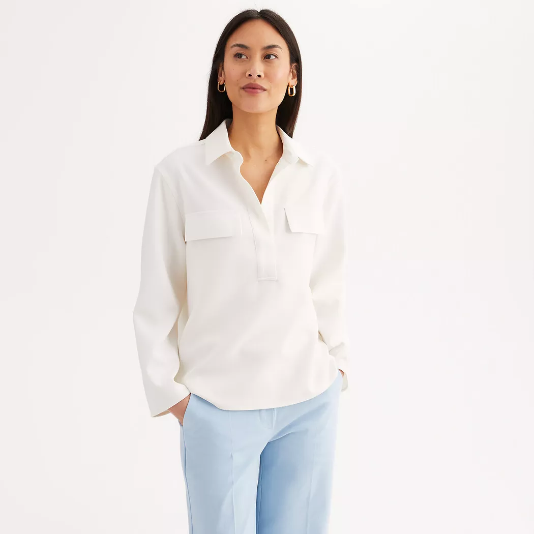 La Redoute Collections - Vareuse-Hemd, für Damen, Beige, Größe M