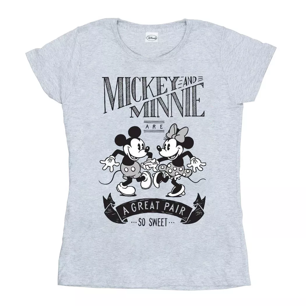 Disney - Great Pair TShirt, für Damen, Grau, Größe XXL