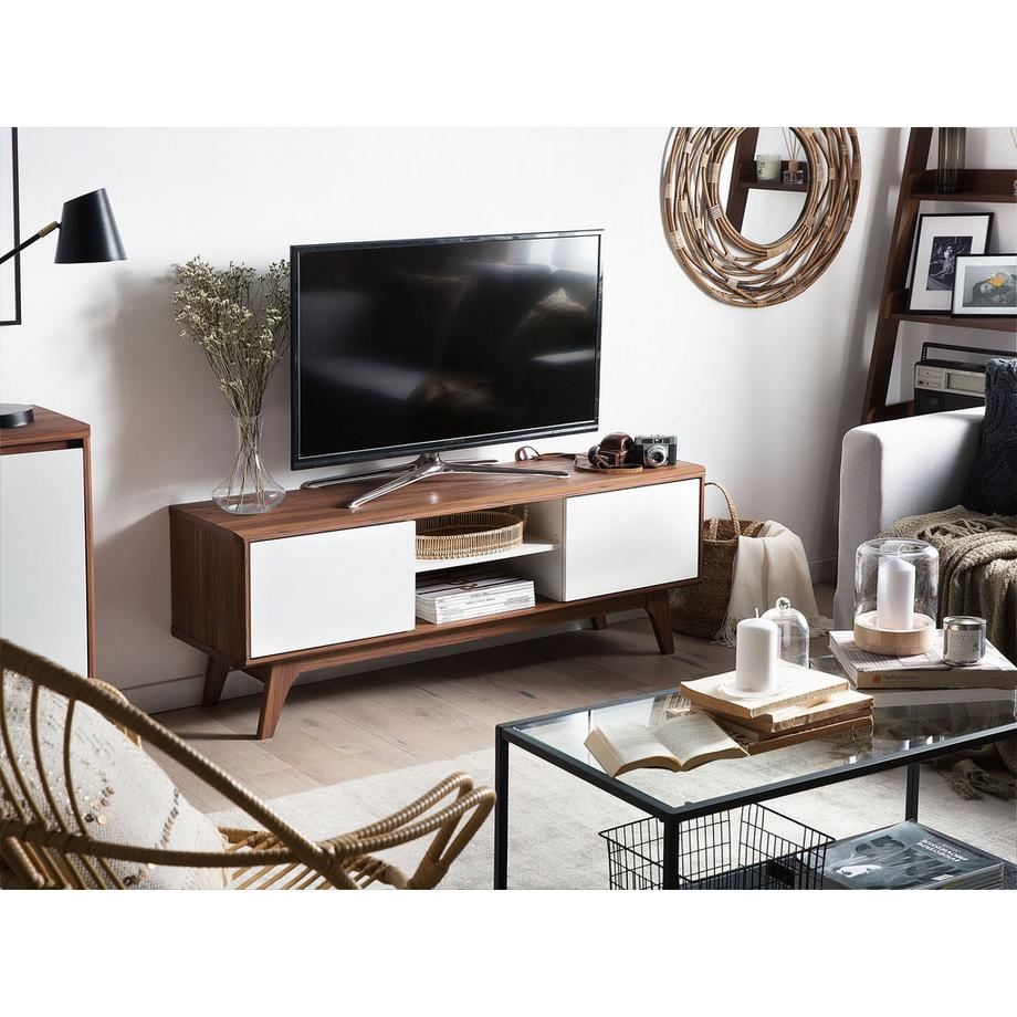 Beliani TV-Möbel aus MDF-Platte Skandinavisch ROCHESTER  