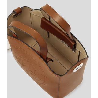 KARL LAGERFELD Circle Perforated Tote Bag  