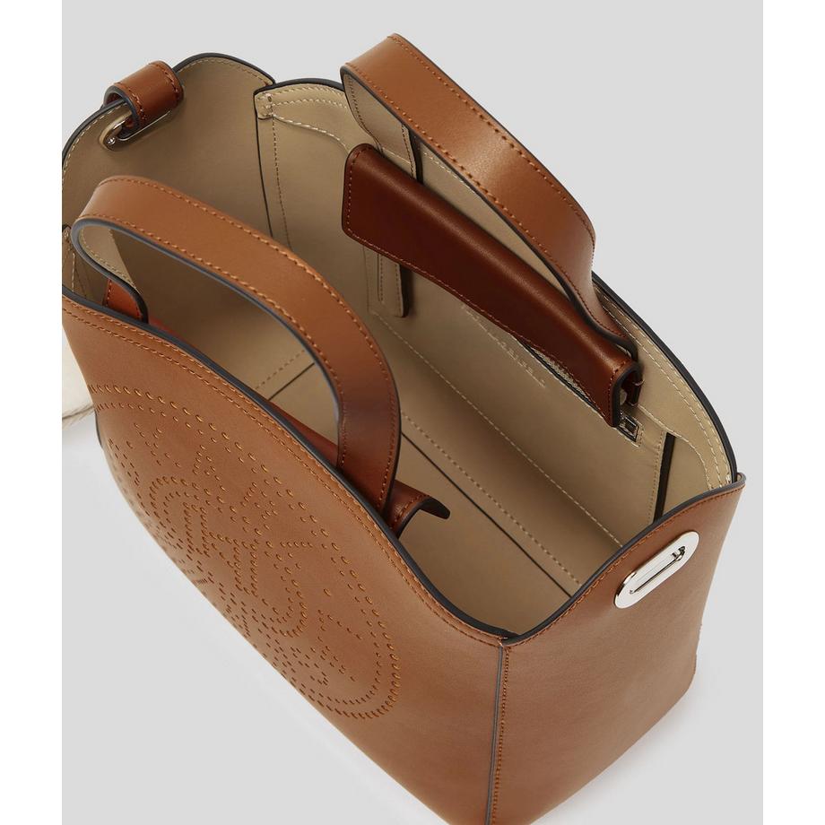 KARL LAGERFELD Circle Perforated Borsa Tote  