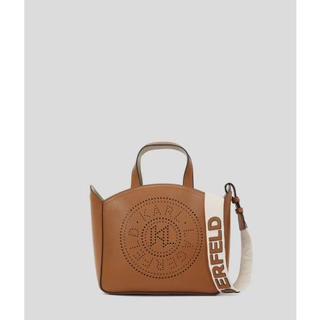 KARL LAGERFELD Circle Perforated Tote Bag  
