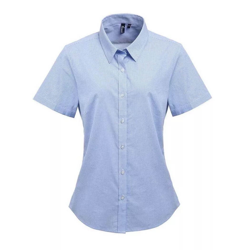 PREMIER - Hemdkurzärmlig, für Damen, Blau, Größe 44