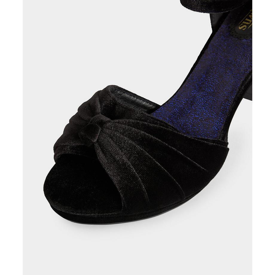 Joe Browns Samt Ankle Strap Heels  