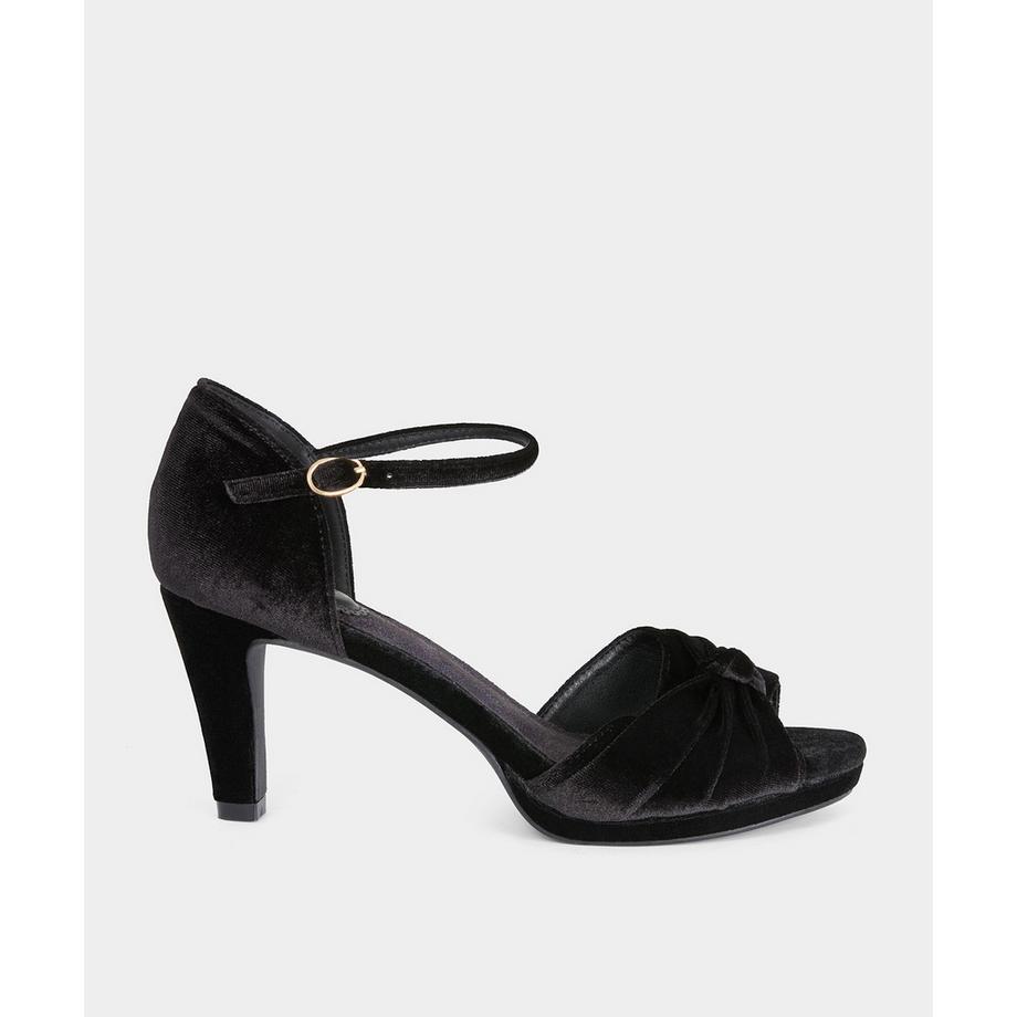 Samtstiefel mit Glitzerfutter