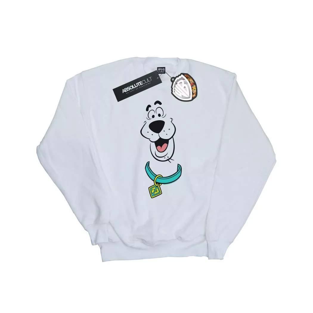Scooby-Doo - Big Face Sweatshirt, für Damen, Weiss, Größe XXL