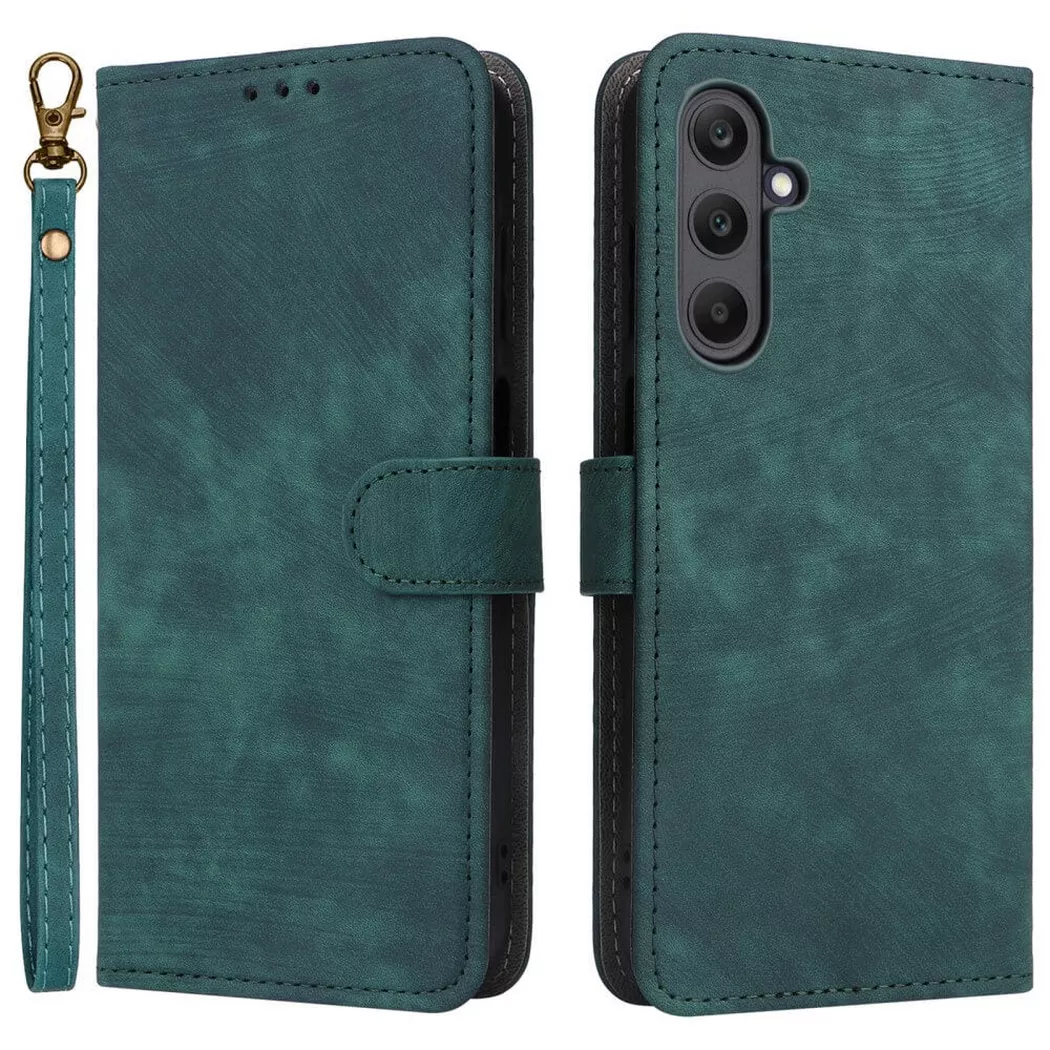 Cover-Discount - Galaxy A25 5G - Etui mit RFID Blocker, Weiss Bunt