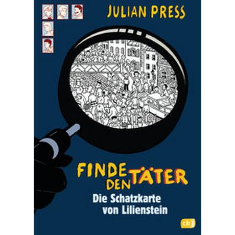 Finde den Täter - Die Schatzkarte von Lilienstein Press, Julian; Press, Julian (Illustrationen) Gebundene Ausgabe 