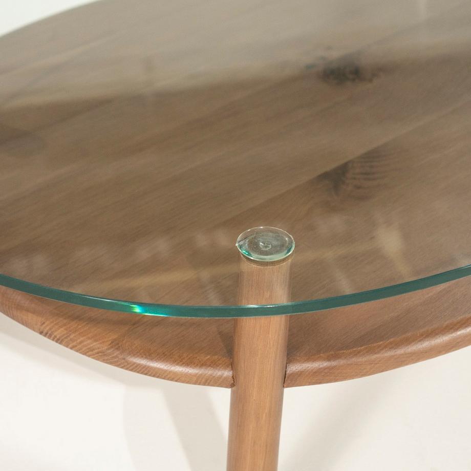 mutoni Table basse Cleo marron clair 102x73  