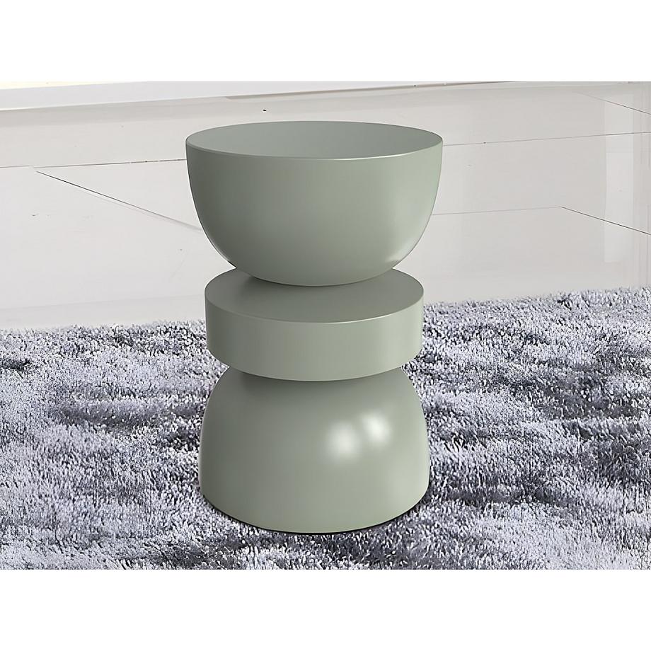 Vente-unique Table d'appoint en métal - Vert - TUVAMI  