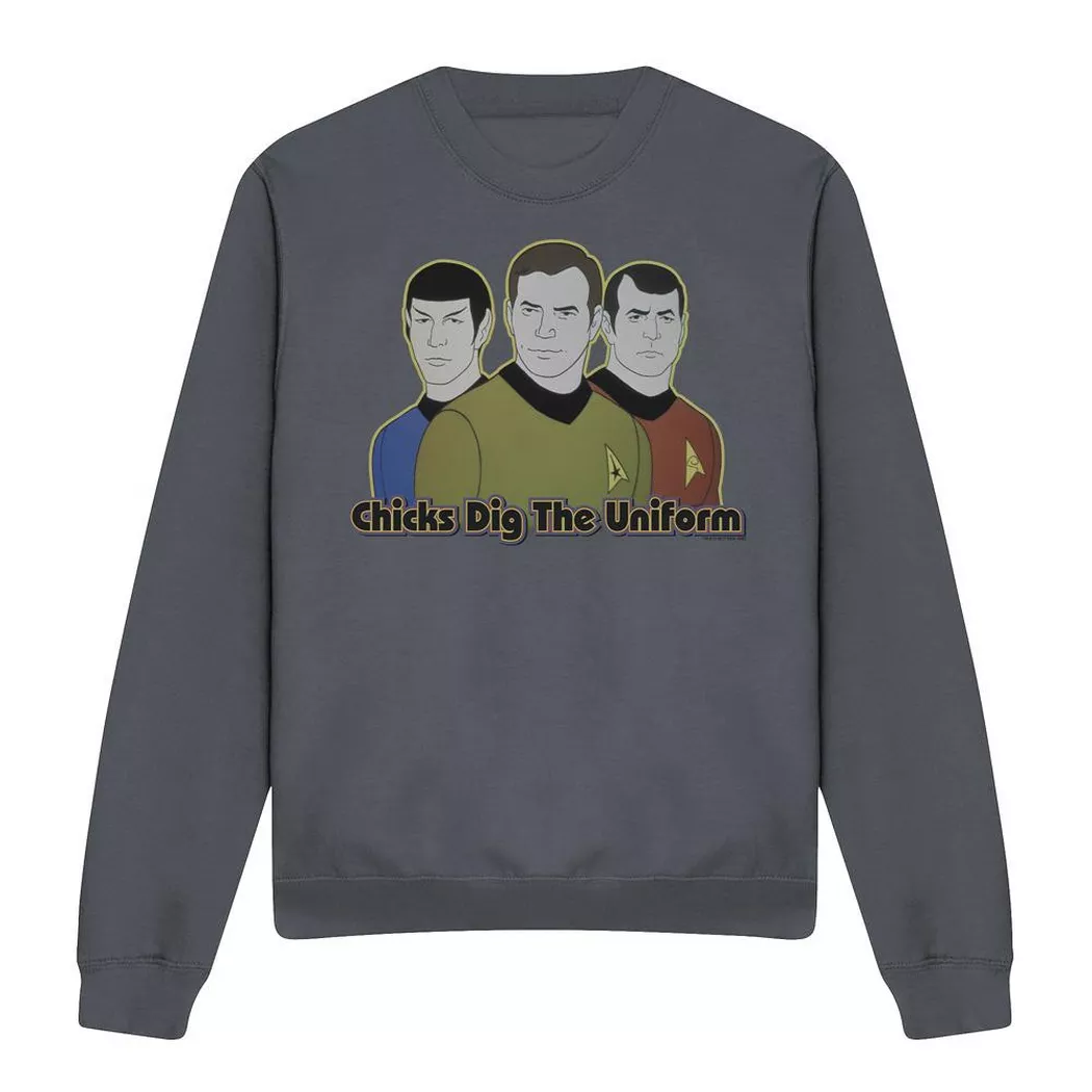 Star Trek - Dig It Sweatshirt, für Damen, Gewittergrau, Größe XXL