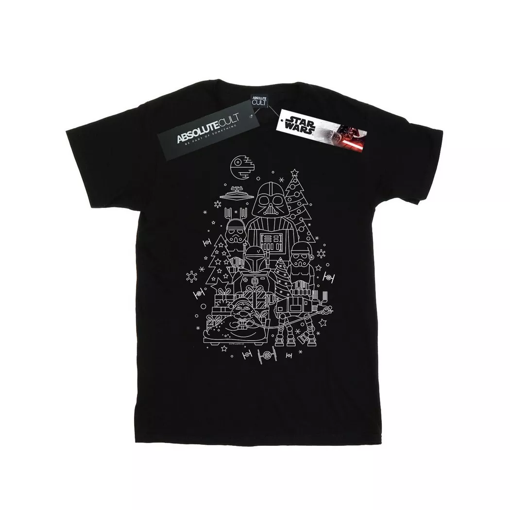 STAR WARS - Empire TShirt, für Damen, Schwarz, Größe L