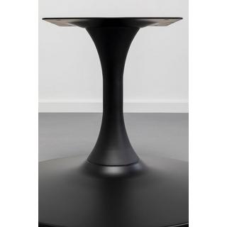 KARE Design Struttura del tavolino Schickeria nero rotondo 60  