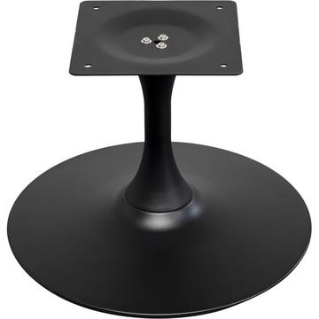 Table basse structure Schickeria noire ronde 60