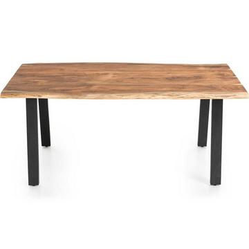 Tavolo in legno massiccio Luranta acacia naturale 220x110