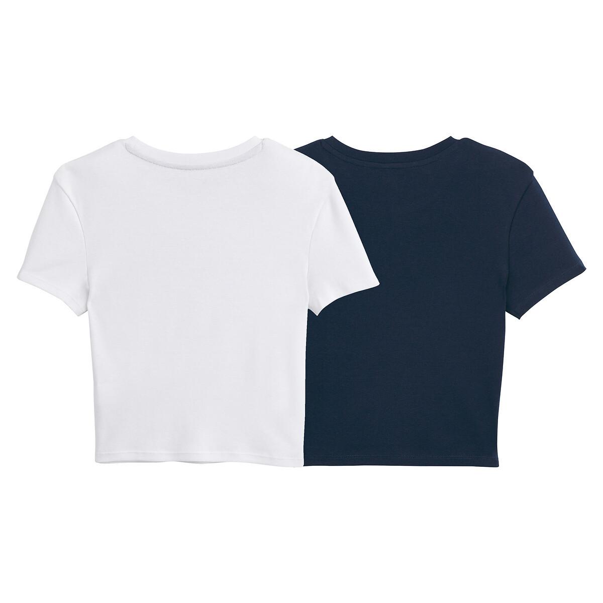 La Redoute Collections  2er-Pack T-Shirts mit Campus-Print 