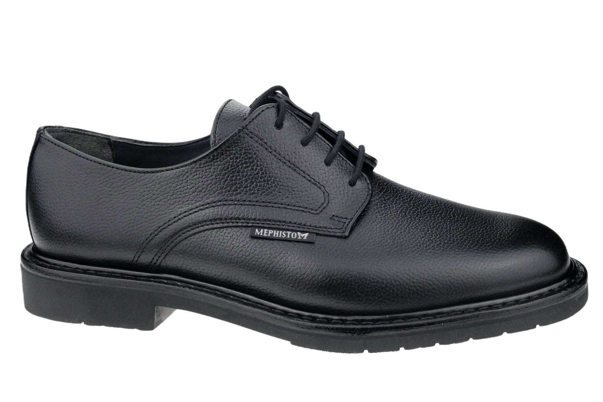 Image of Marlon - Leder Schnürschuh Unisex Schwarz 46.5