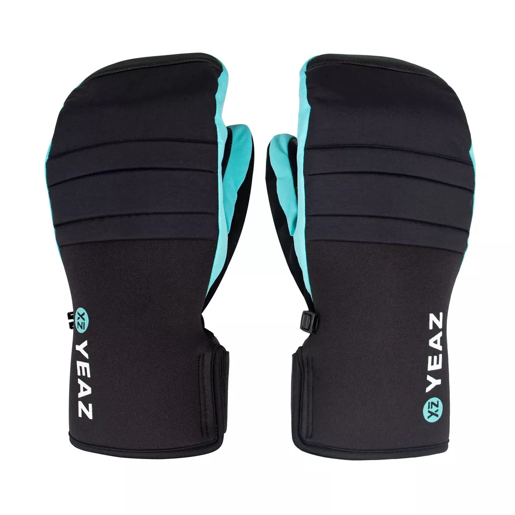 YEAZ - POW Fausthandschuhe, für Damen, Blau, Größe L