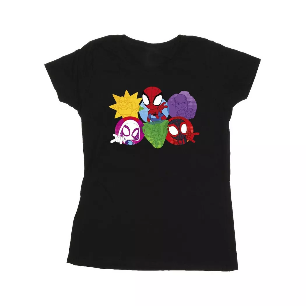 MARVEL - Spidey And His Amazing Friends TShirt, für Damen, Schwarz, Größe XL