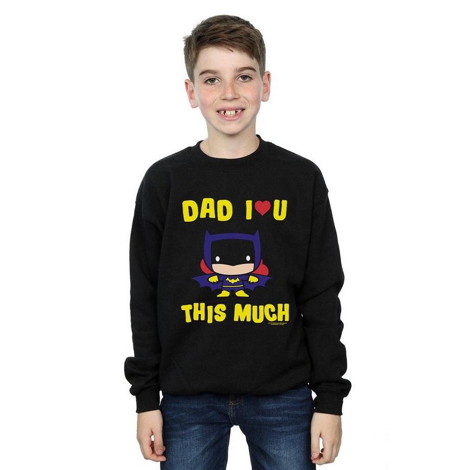 DC COMICS  Sweat DAD LOVE YOU THIS MUCH 