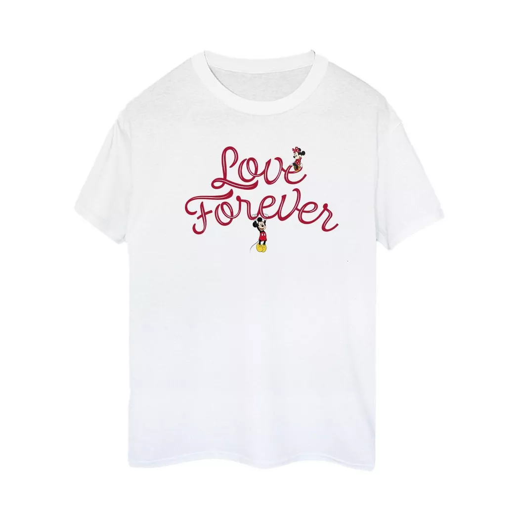 Disney - Love Forever TShirt, für Damen, Weiss, Größe 3XL