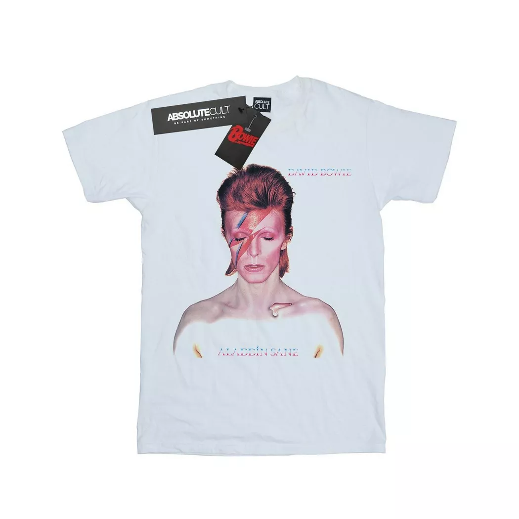 David Bowie - My Love For You TShirt, für Damen, Weiss, Größe L