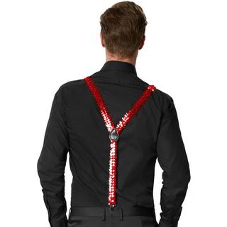 Tectake Pailletten Hosenträger  