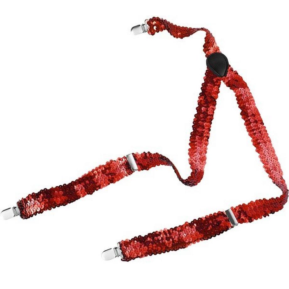 Tectake Pailletten Hosenträger  