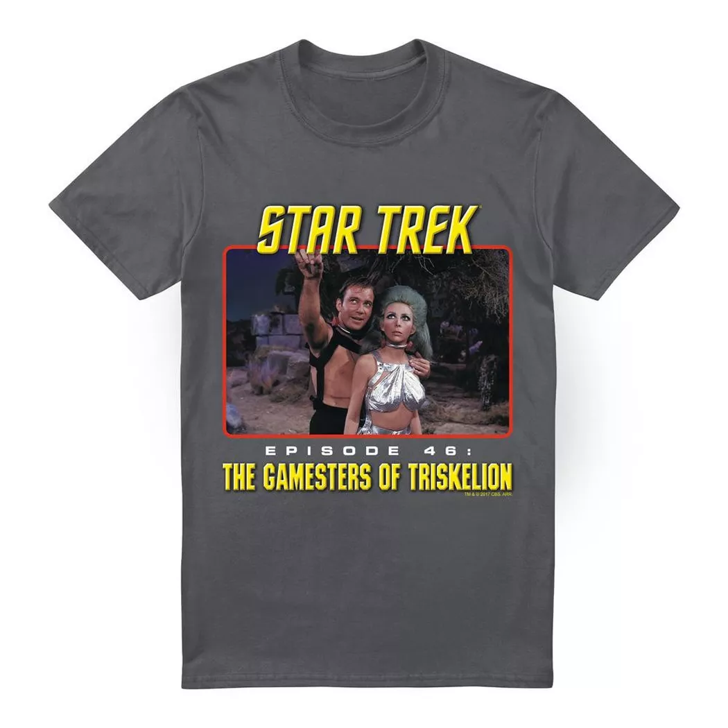 Star Trek - Episode 46 TShirt, für Herren, Gewittergrau, Größe XL