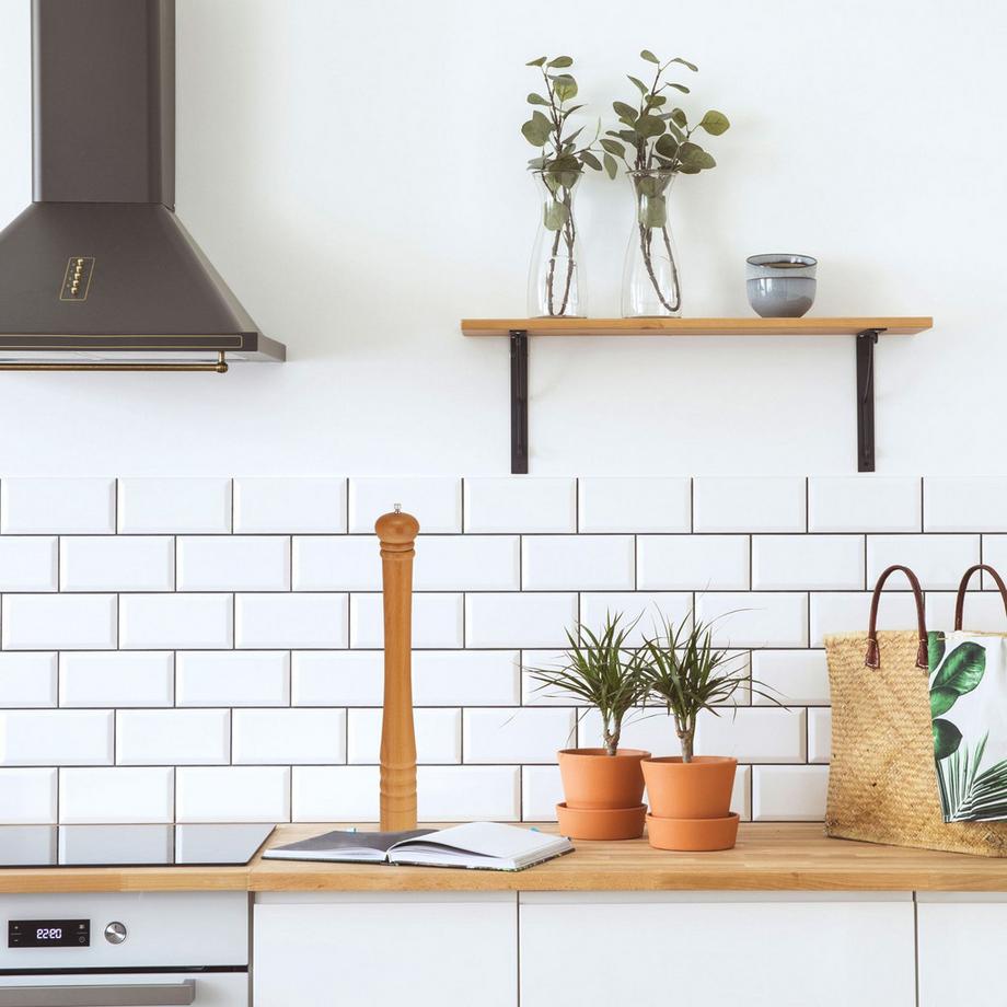 Northix  Große Gewürzmühle aus Holz 