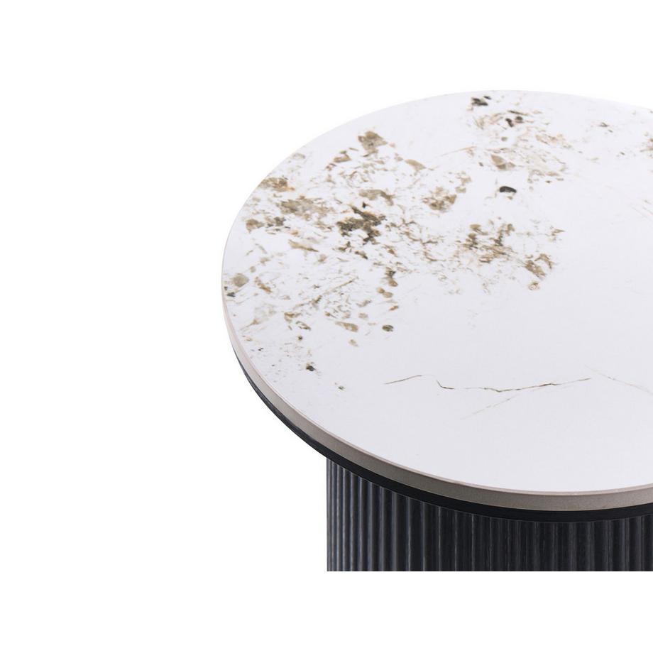 Beliani Beistelltisch aus Keramik Modern DORA  