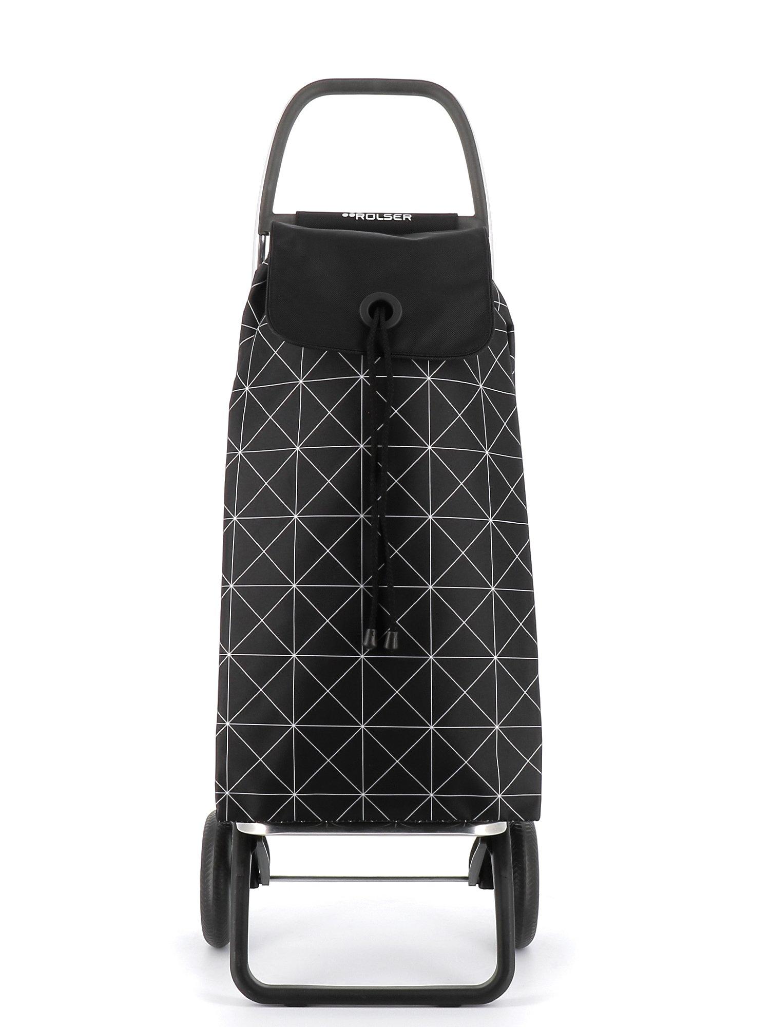 ROLSER Chariot de marché STAR MF 2 noir/blanc IMX365-N/B)  