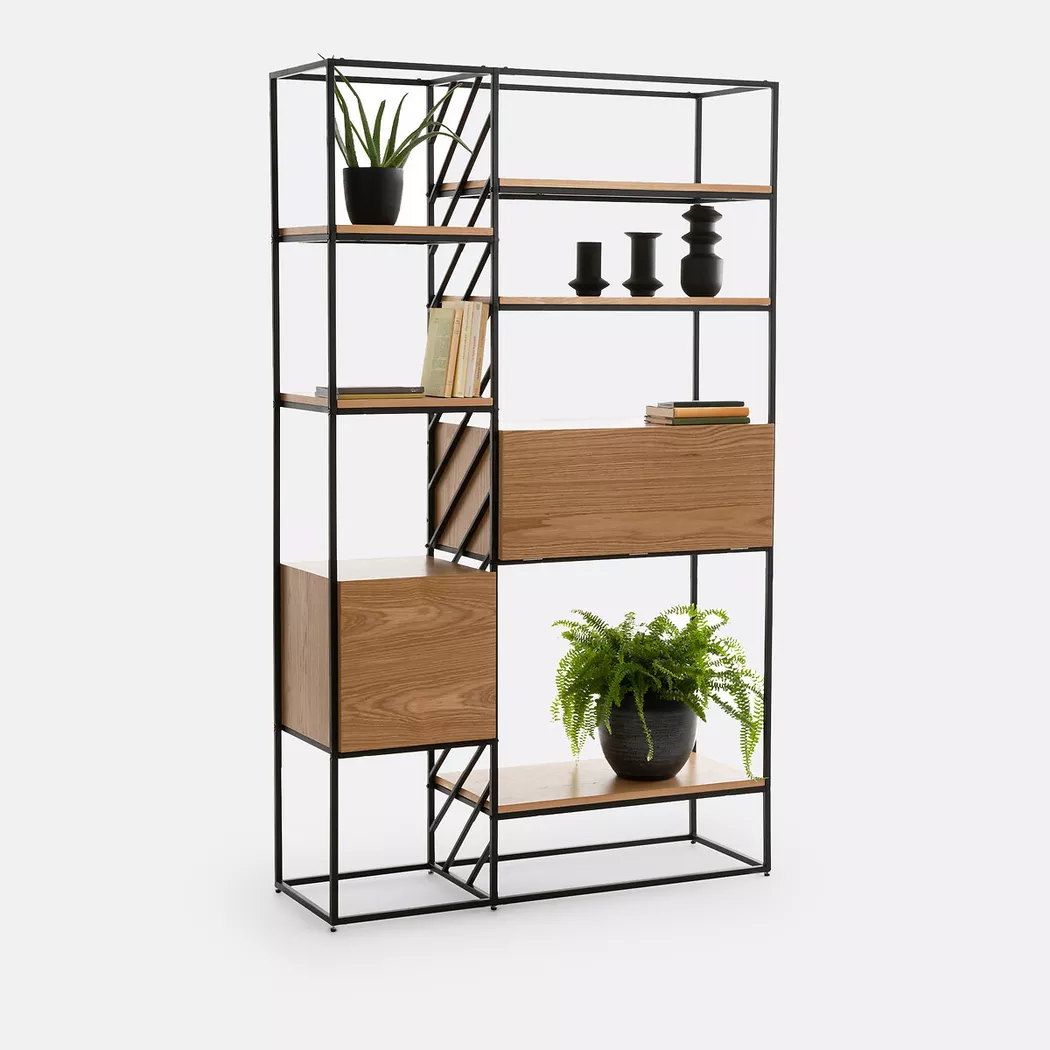 La Redoute Intérieurs - Bücherregal, One Size, Beige