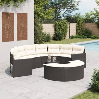 VidaXL Garten-sofagarnitur poly-rattan  