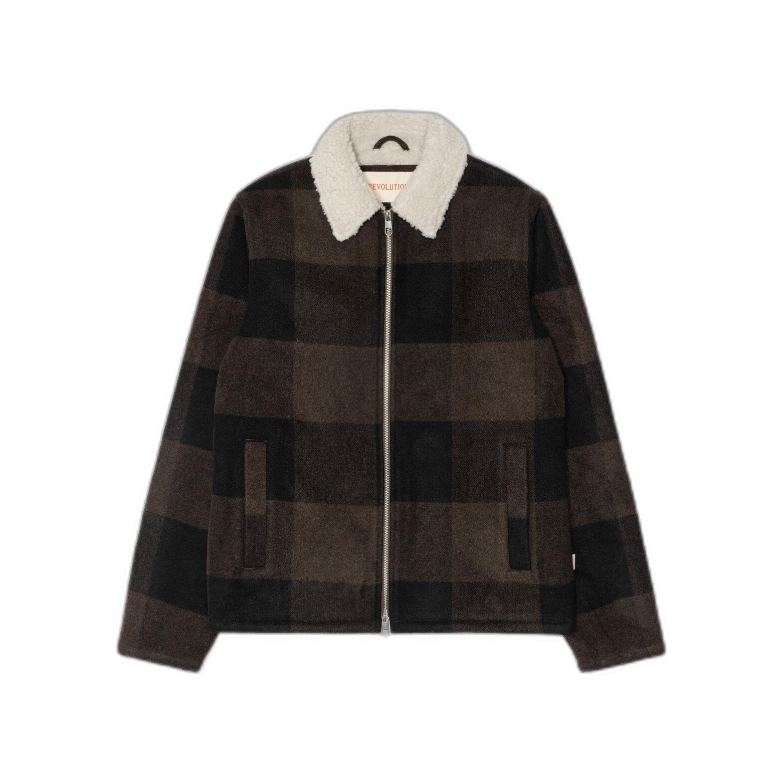 Image of Gesteppte Hedjacke It Karouster Und Teddykragen Unisex M