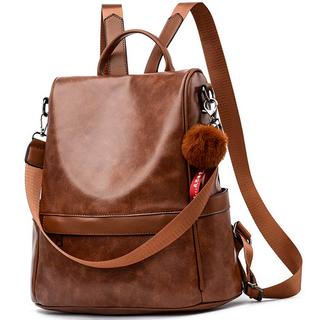 Only-bags.store Rucksack aus weichem PU-Leder Handtasche Umhängetasche Multifunktions-Diebstahlschutztasche wasserdichter Rucksack  