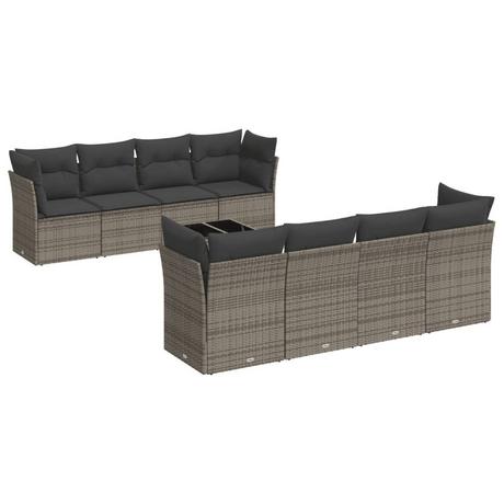 VidaXL Garten sofagarnitur poly-rattan  