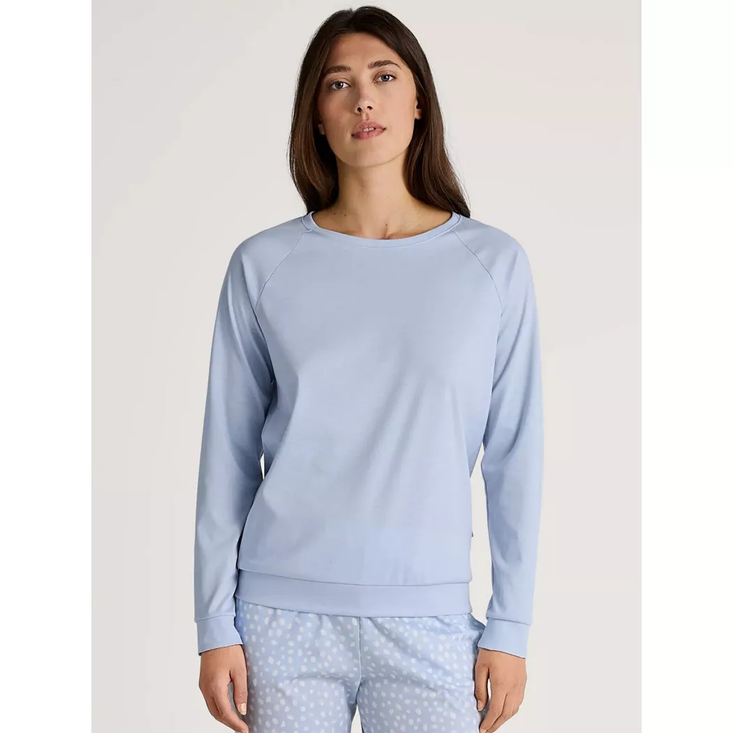 Calida - Favourites Sleep Langarm-Shirt, für Damen, Blau, Größe XS